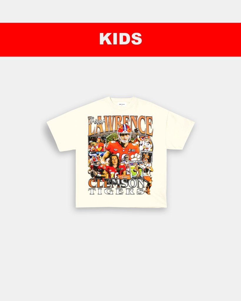 TREVOR LAWRENCE - CLEMSON - KIDS TEE Hoodie, Sweatshirt | CoreVibeTees.com (Image 4)