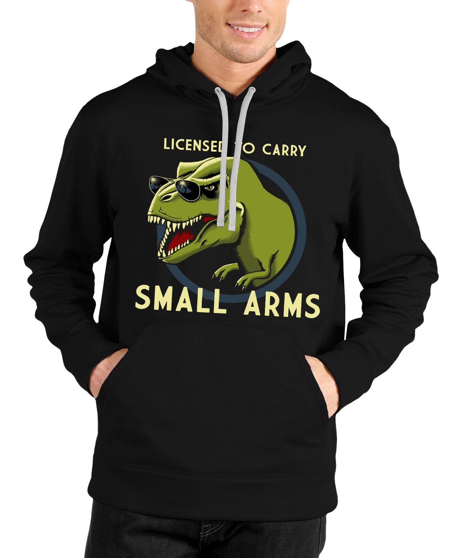 T-Rex Black Hooded Sweatshirt T-Shirts, Hoodie | CoreVibeTees.com