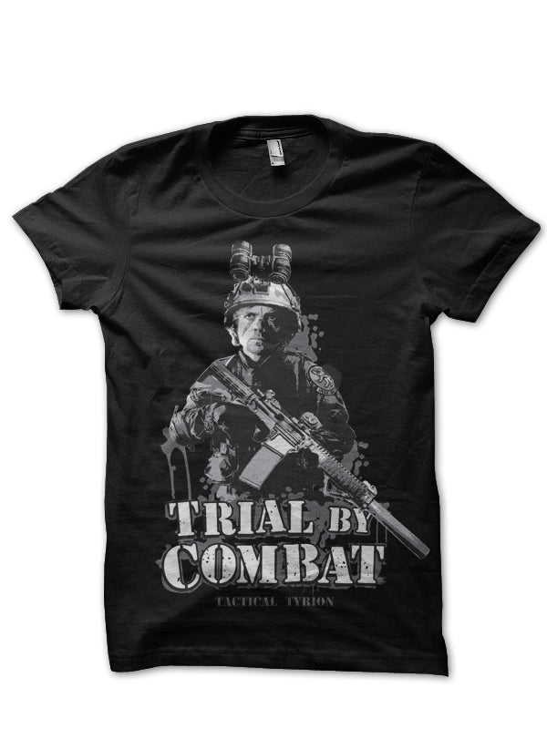 Trial By Combat Tyrion Lannister Black T-Shirt Hoodie, Sweatshirt | CoreVibeTees.com