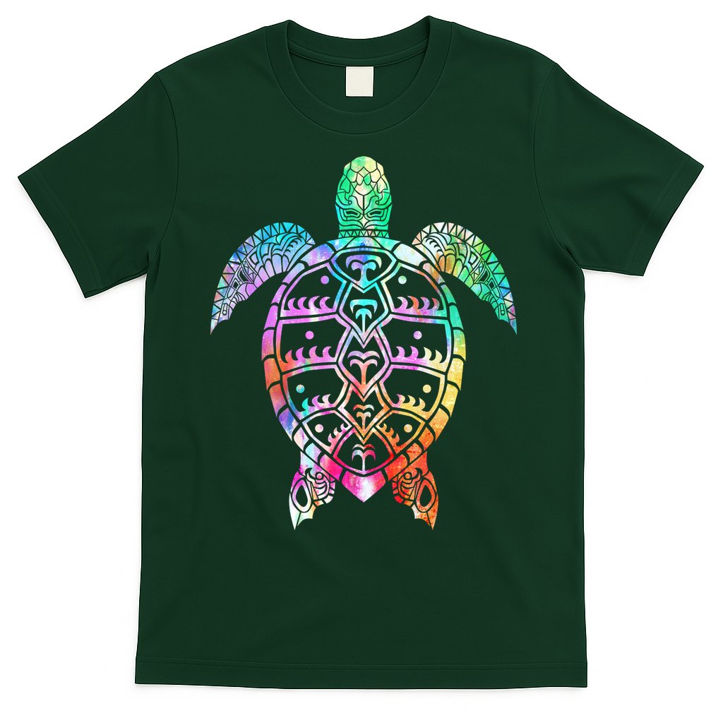 Tribal Colorful Turtle T-Shirt Hoodie, Sweatshirt | CoreVibeTees.com