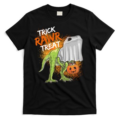 Trick Rawr Treat Halloween T Rex Dinosaur T-Shirt Hoodie, Sweatshirt | CoreVibeTees.com