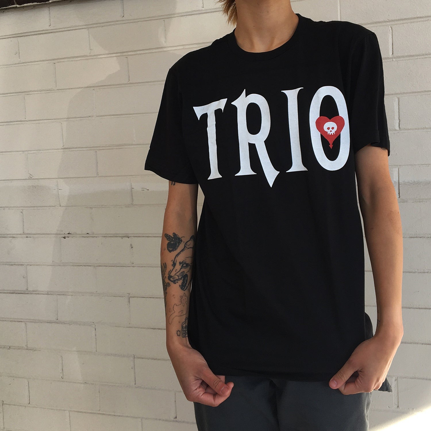 TRIO T-Shirt (Black) Hoodie, Sweatshirt | CoreVibeTees.com (Image 2)