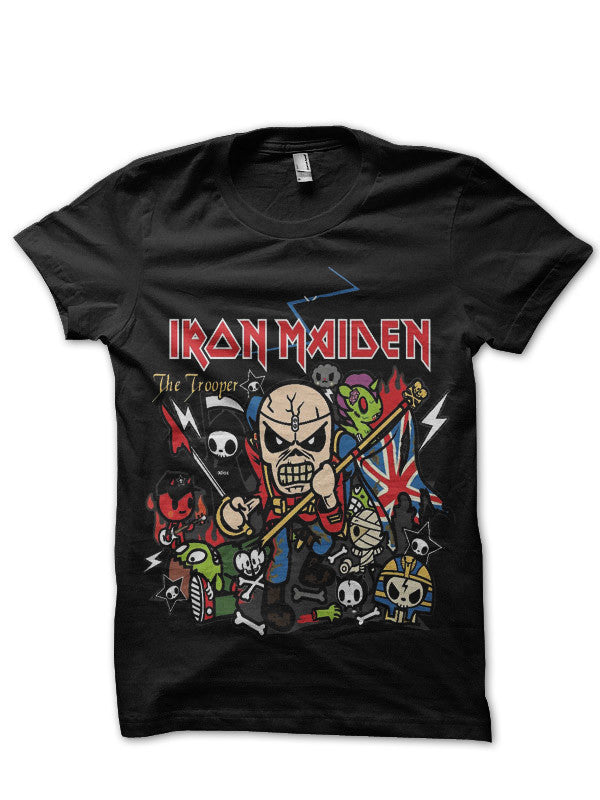 Tokidoki Iron Maiden Black T-Shirt Hoodie, Sweatshirt | CoreVibeTees.com