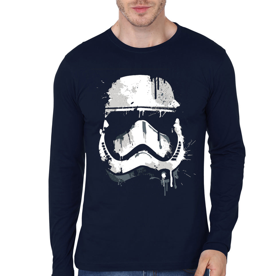 Tropper Navy Blue Full Sleeve Tee Hoodie, Sweatshirt | CoreVibeTees.com