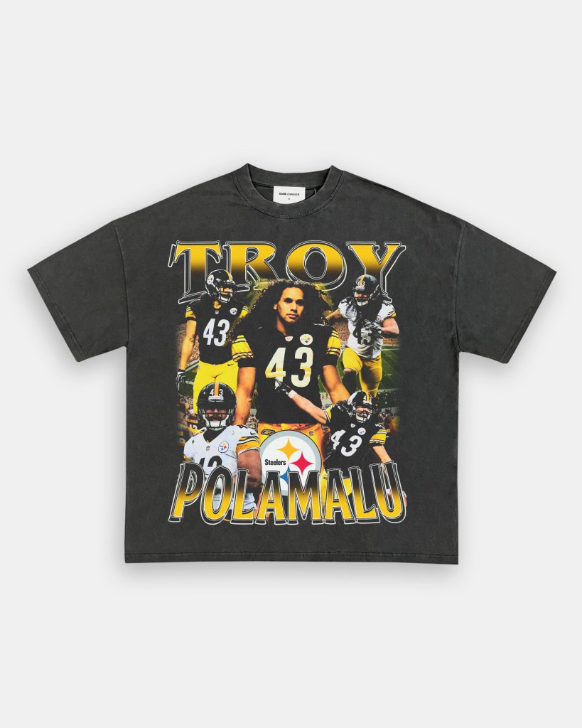 TROY POLAMALU TEE Hoodie, Sweatshirt | CoreVibeTees.com (Image 4)