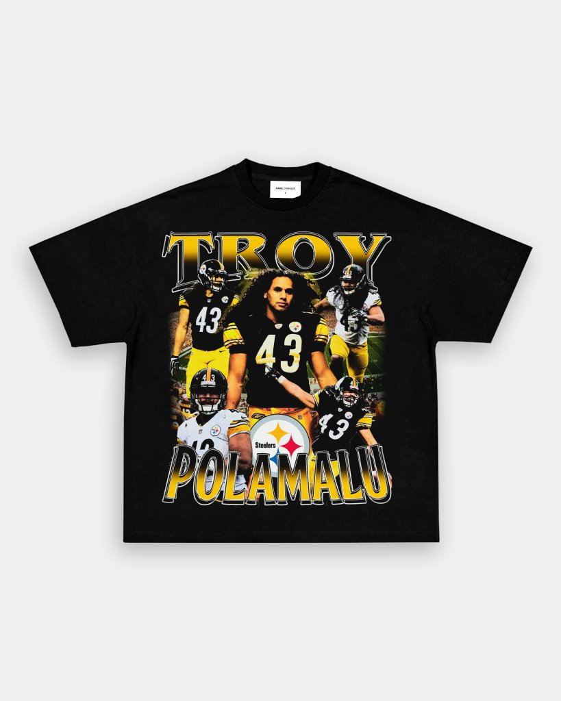 TROY POLAMALU TEE Hoodie, Sweatshirt | CoreVibeTees.com (Image 3)
