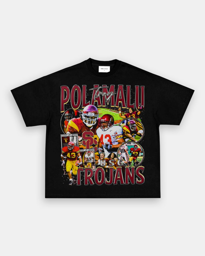 TROY POLAMALU - USC TEE Hoodie, Sweatshirt | CoreVibeTees.com (Image 4)
