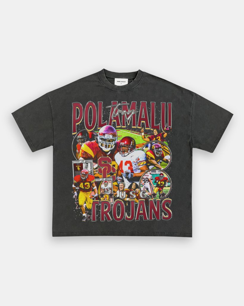 TROY POLAMALU - USC TEE Hoodie, Sweatshirt | CoreVibeTees.com (Image 1)