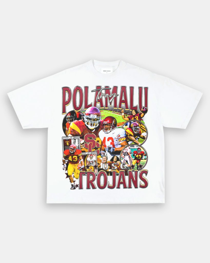 TROY POLAMALU - USC TEE Hoodie, Sweatshirt | CoreVibeTees.com (Image 2)