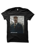 True Detective Half Sleeve Black T-Shirt Hoodie, Sweatshirt | CoreVibeTees.com