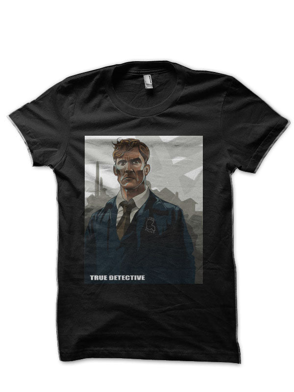 True Detective Half Sleeve Black T-Shirt Hoodie, Sweatshirt | CoreVibeTees.com