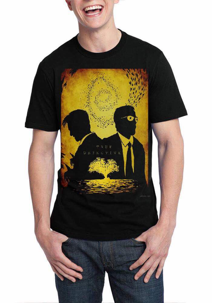 True Detective Black T-Shirt Hoodie, Sweatshirt | CoreVibeTees.com