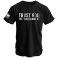 Trust God. Not Government. Men's T-Shirt Hoodie, Sweatshirt | CoreVibeTees.com (Image 1)
