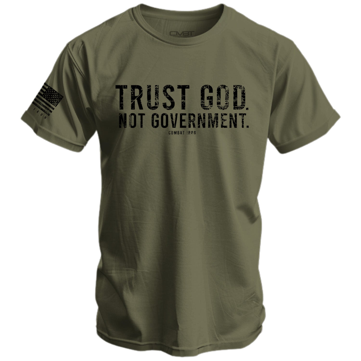 Trust God. Not Government. Men's T-Shirt Hoodie, Sweatshirt | CoreVibeTees.com (Image 4)