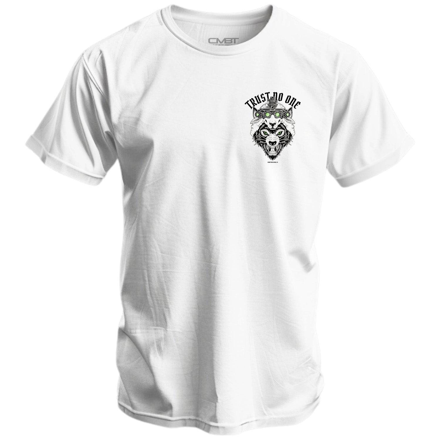 Trust No One Wolf Men's T-Shirt Hoodie, Sweatshirt | CoreVibeTees.com (Image 2)