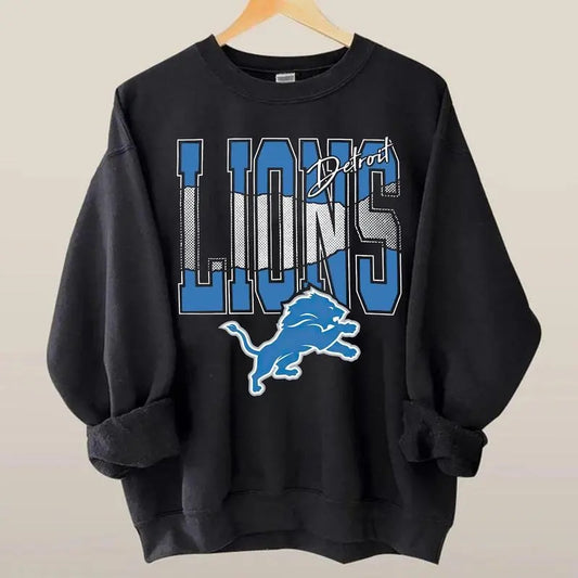 Detroit Football Crewneck Sweatshirt/hoodie/tshirt, Lions Football Shirt, Detroit Sports Sweatshirt, hoodie trend, sweatshirt top