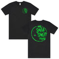 Green Moon T-Shirt (Black w/ Green Print) Hoodie, Sweatshirt | CoreVibeTees.com