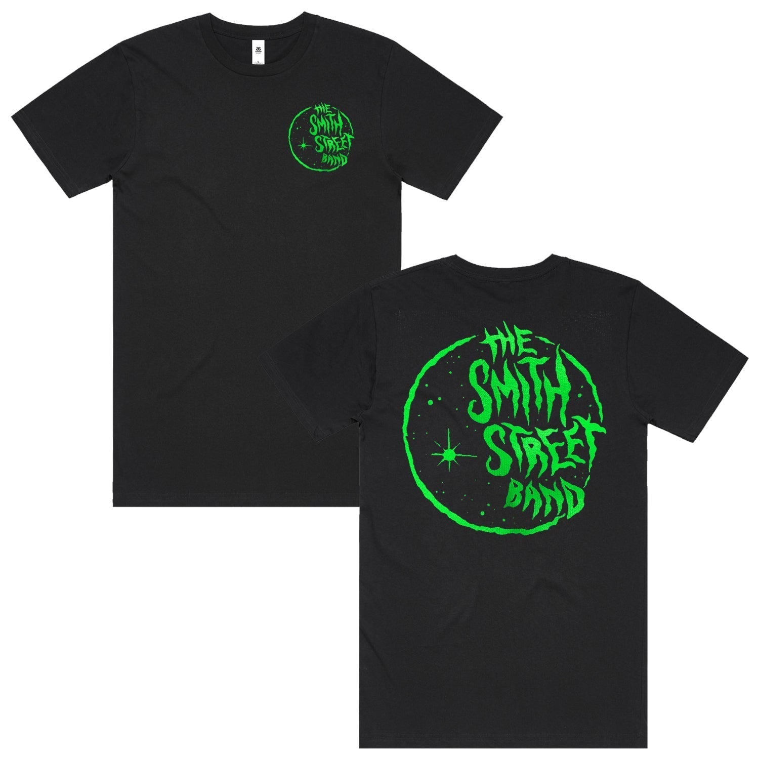 Green Moon T-Shirt (Black w/ Green Print) Hoodie, Sweatshirt | CoreVibeTees.com