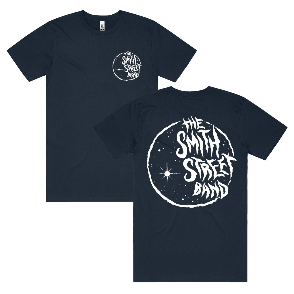 Navy Moon Tee (White Print) Hoodie, Sweatshirt | CoreVibeTees.com