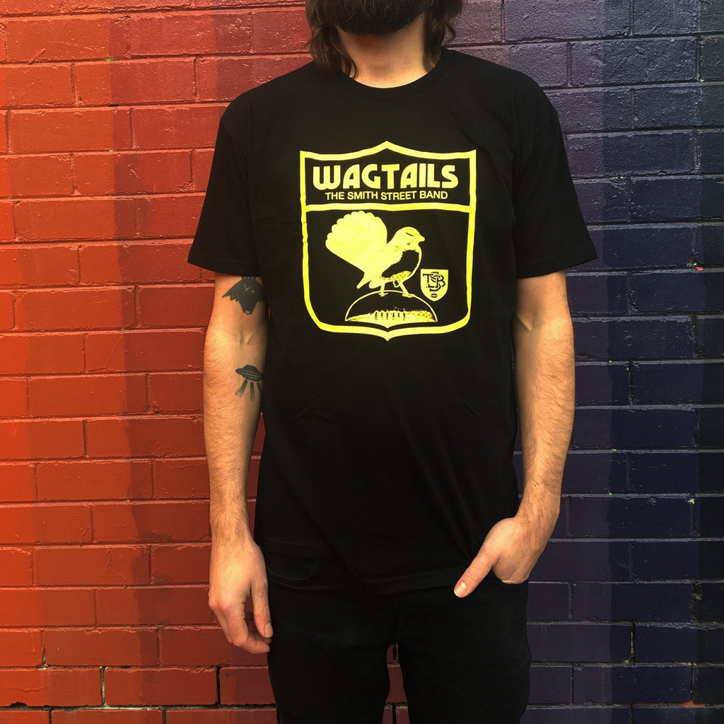Wagtails Tee (Black w/ Yellow Print) Hoodie, Sweatshirt | CoreVibeTees.com (Image 2)