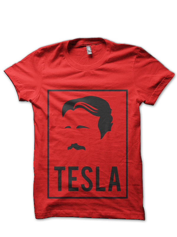 Tesla Red T-Shirt Hoodie, Sweatshirt | CoreVibeTees.com