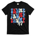 Trump2024ElectionGroovyRetro4thOfJulyDonaldTrump47 T-Shirt Hoodie, Sweatshirt | CoreVibeTees.com