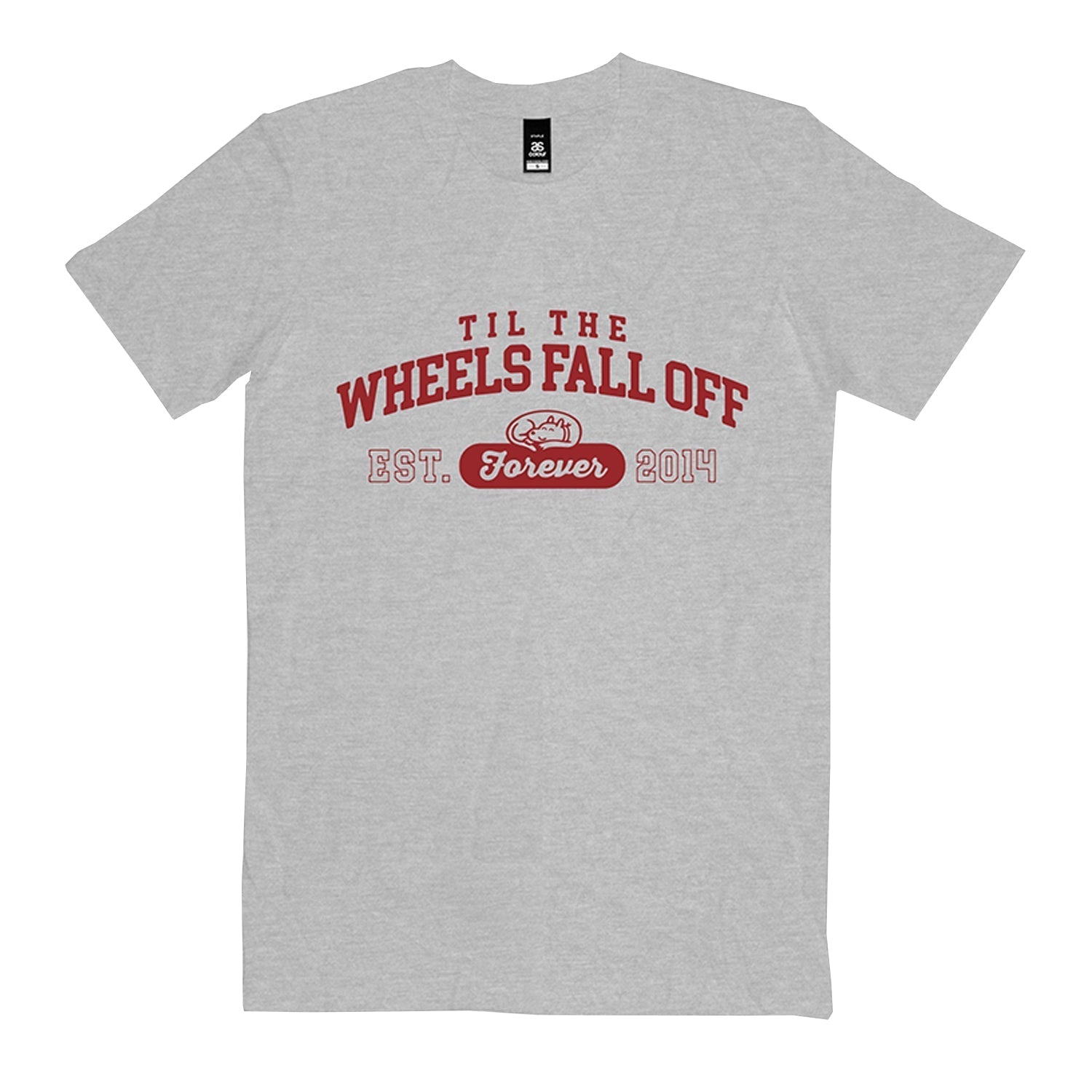 Til The Wheels Fall Off T-Shirt (Grey) Hoodie, Sweatshirt | CoreVibeTees.com