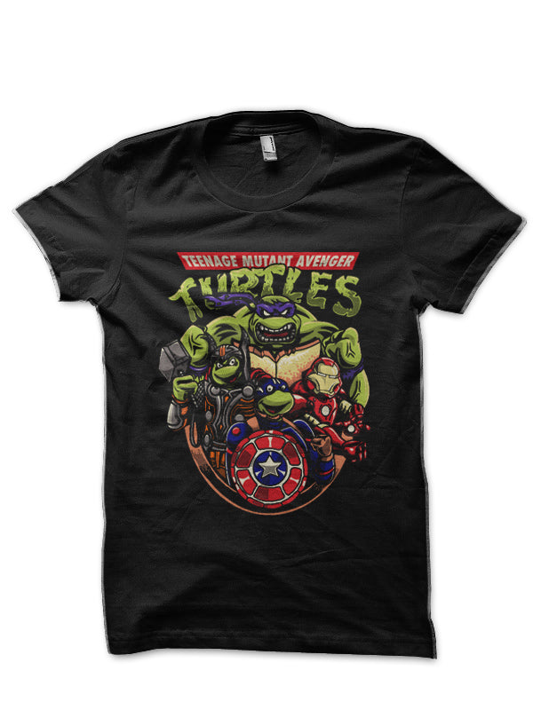 Ninja Turtles Black T-Shirt Hoodie, Sweatshirt | CoreVibeTees.com