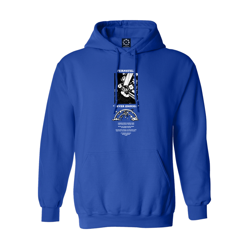 Never Enough Pullover Hoodie (Blue) T-Shirts, Sweatshirt | CoreVibeTees.com (Image 2)