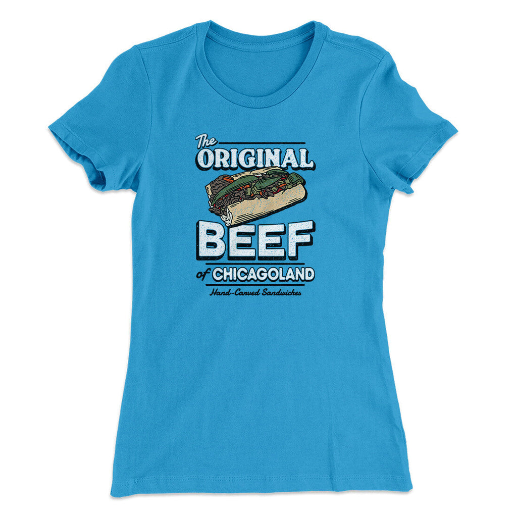 The Original Beef Of Chicagoland Women's T-Shirt Hoodie, Sweatshirt | CoreVibeTees.com (Image 2)