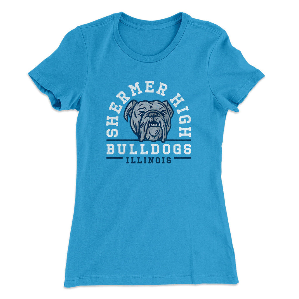 Shermer High Bulldogs Women's T-Shirt Hoodie, Sweatshirt | CoreVibeTees.com (Image 2)