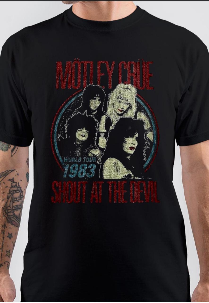 Motley Crue Shout At The Devil T-Shirt Hoodie, Sweatshirt | CoreVibeTees.com