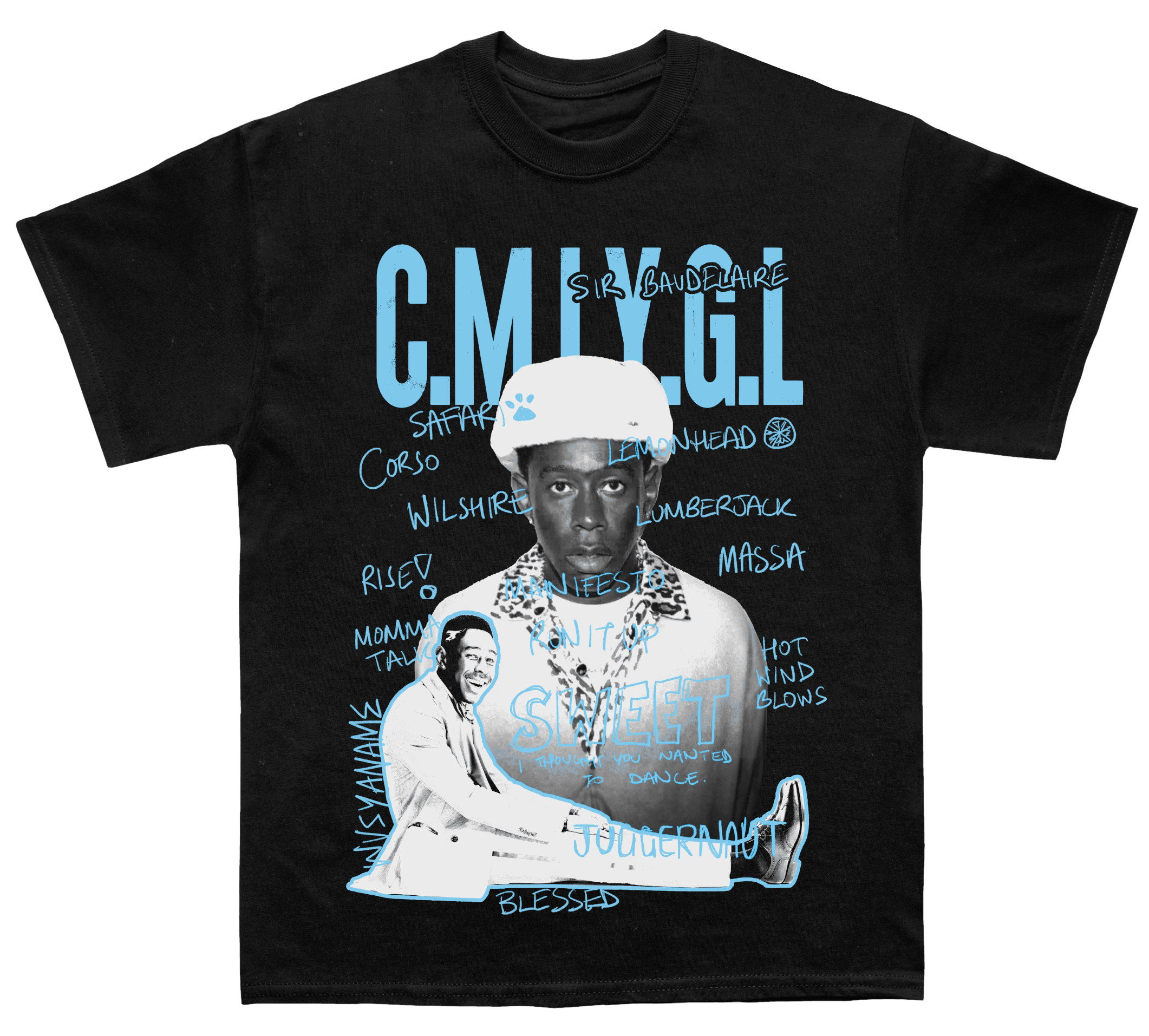 Tyler The Creator "Call Me if You Get Lost" Sketchbook TEE Hoodie, Sweatshirt | CoreVibeTees.com (Image 1)