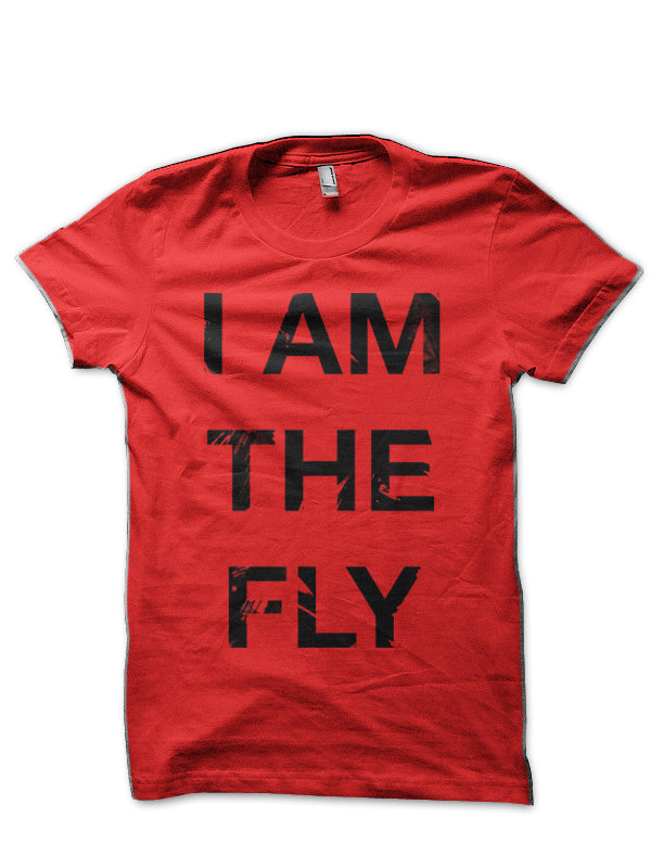 The Fly Red Half Sleeve T-Shirt Hoodie, Sweatshirt | CoreVibeTees.com