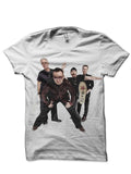 U2 Half Sleeve White T-Shirt Hoodie, Sweatshirt | CoreVibeTees.com