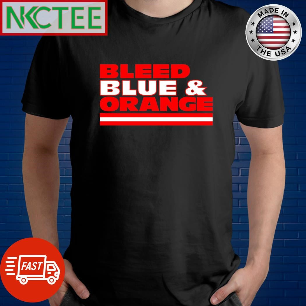 Chicago Football Bleed Blue &amp; Orange shirt