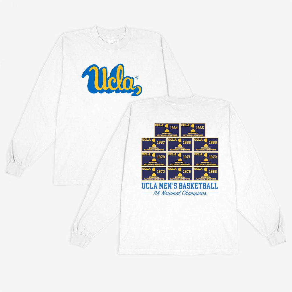 UCLA Banners L/S Tee Hoodie, Sweatshirt | CoreVibeTees.com (Image 1)