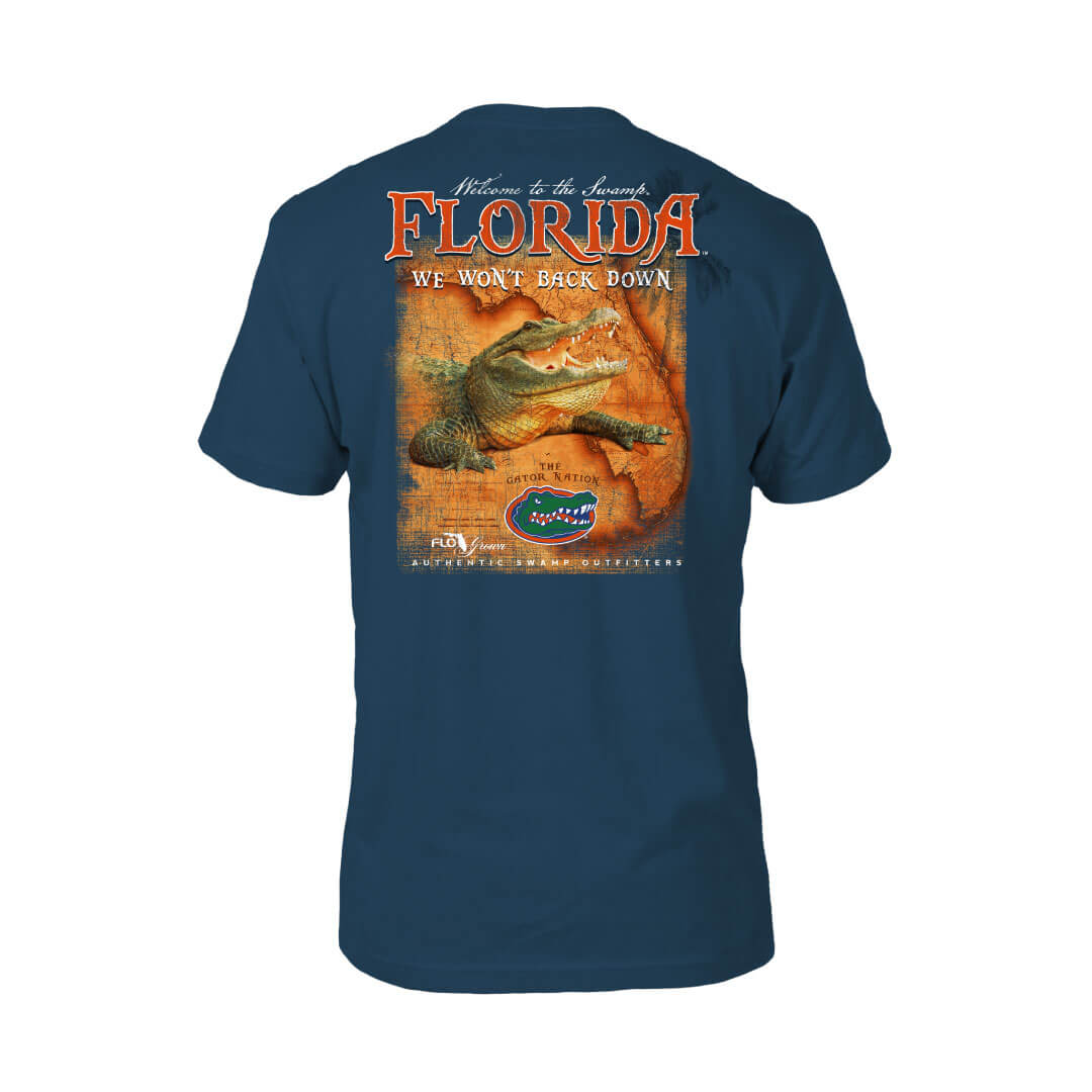 Florida Gators Vintage Map Gator Tee Hoodie, Sweatshirt | CoreVibeTees.com (Image 1)