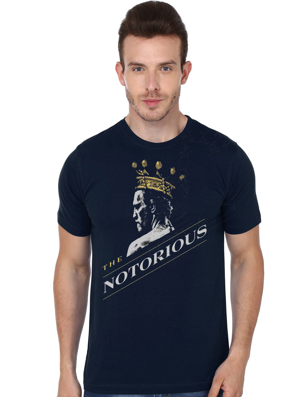 Ufc Navy Blue Black Half Sleeve T-Shirt Hoodie, Sweatshirt | CoreVibeTees.com