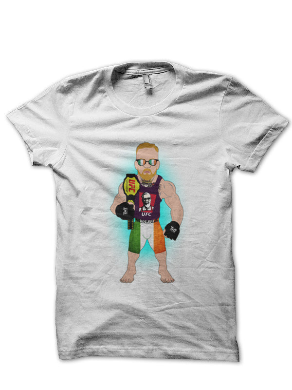Ufc Champion Half Sleeve White T-Shirt Hoodie, Sweatshirt | CoreVibeTees.com