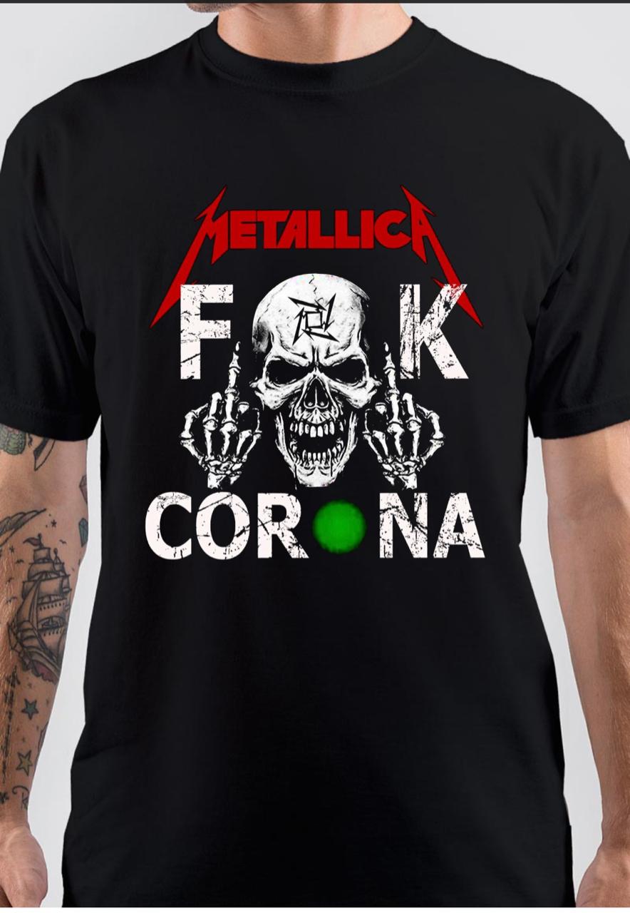 Metallica Skull Fuck Corona T-Shirt Hoodie, Sweatshirt | CoreVibeTees.com