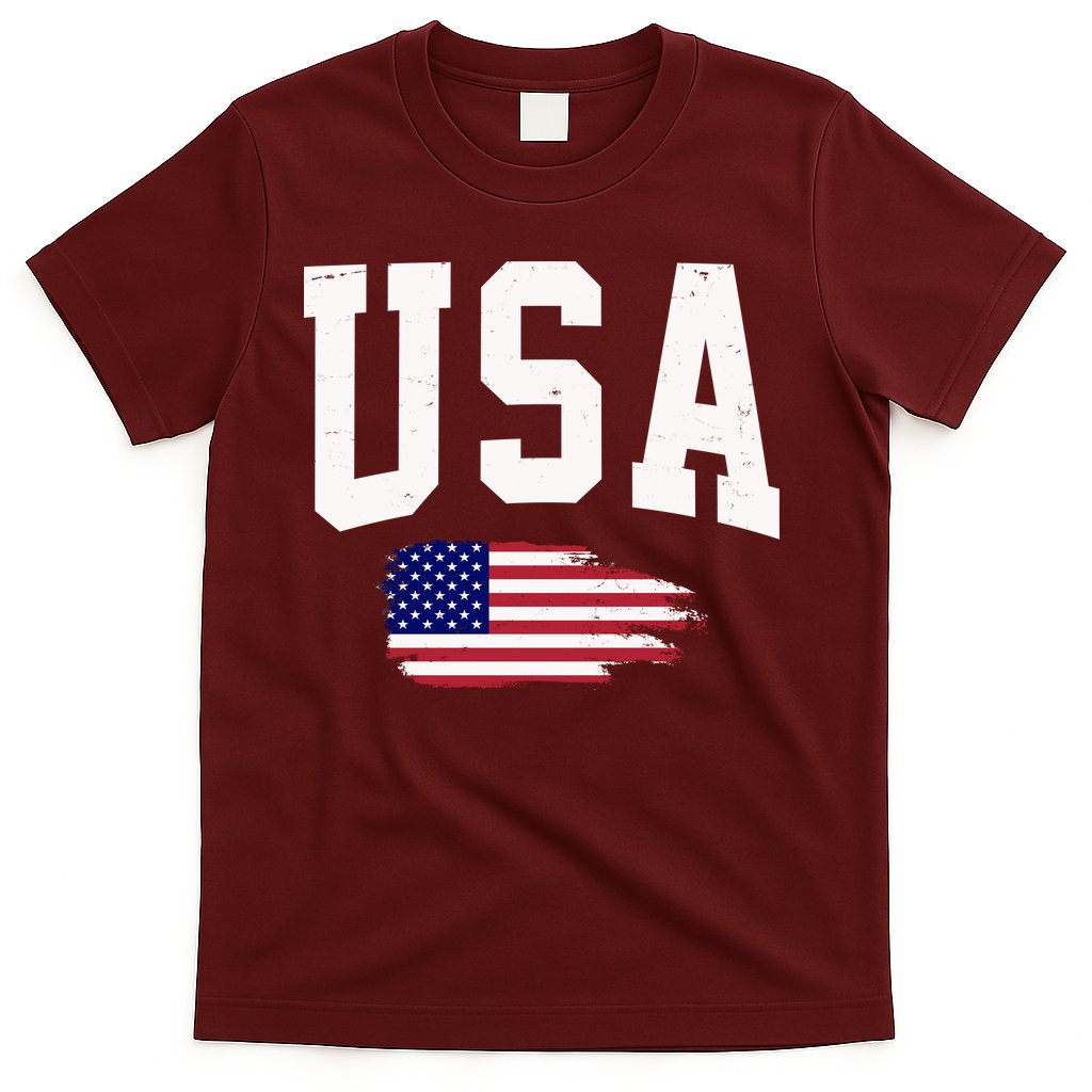USA Logo Vintage Team Flag America T-Shirt Hoodie, Sweatshirt | CoreVibeTees.com