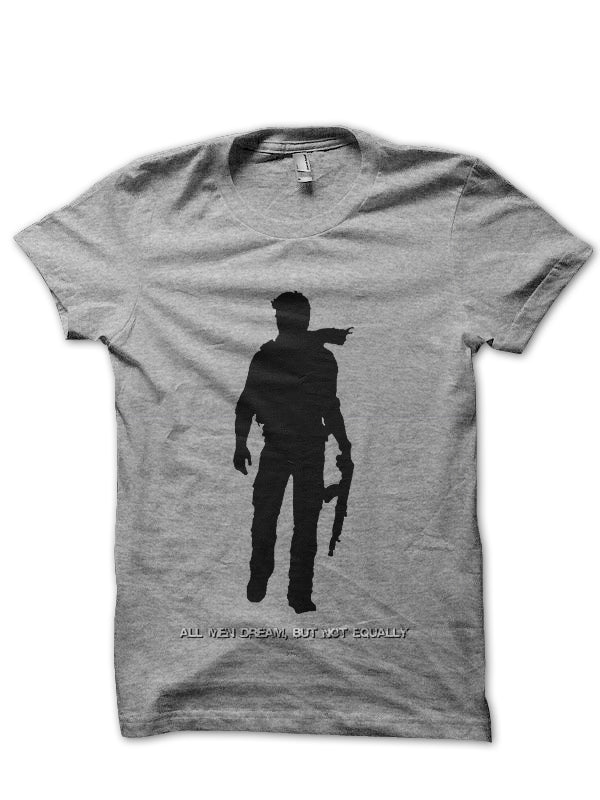 Uncharted 4 Grey Tee Hoodie, Sweatshirt | CoreVibeTees.com