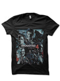 Uncharted 4 Black Tee Hoodie, Sweatshirt | CoreVibeTees.com