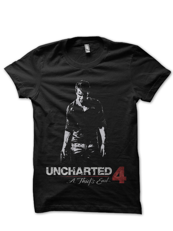 Uncharted 4 Black Tee Style002 Hoodie, Sweatshirt | CoreVibeTees.com