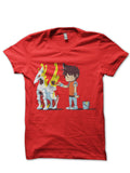 Armour Half Sleeve Red T-Shirt Hoodie, Sweatshirt | CoreVibeTees.com