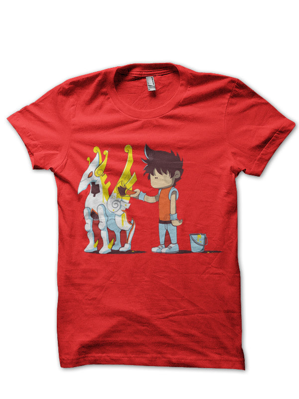 Armour Half Sleeve Red T-Shirt Hoodie, Sweatshirt | CoreVibeTees.com