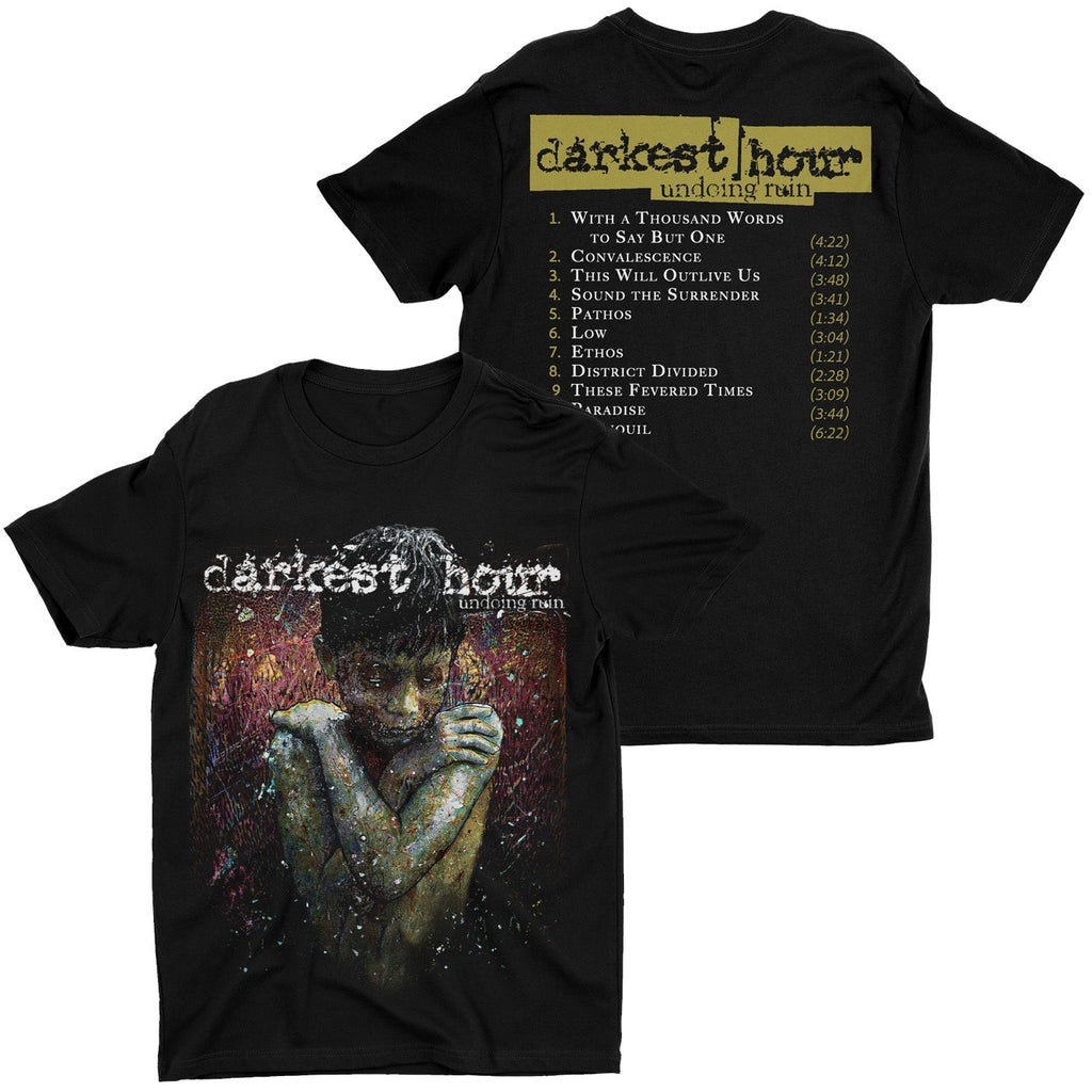 Darkest Hour - Undoing Ruin Tracklist t-shirt Hoodie, Sweatshirt | CoreVibeTees.com (Image 1)