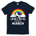 Unicorns Are Born in March T-Shirt Hoodie, Sweatshirt | CoreVibeTees.com