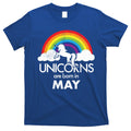 Unicorns Are Born in May T-Shirt Hoodie, Sweatshirt | CoreVibeTees.com
